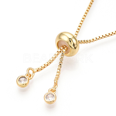 Rack Plating Adjustable Brass Slider Bracelet Making X-MAK-R025-02G-1-1