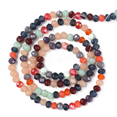 Glass Beads Strands GLAA-N051-11C-1