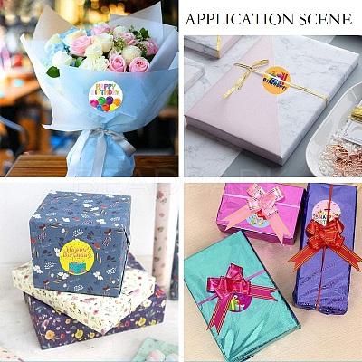 Birthday Themed Pattern Self-Adhesive Stickers DIY-E023-08E-1
