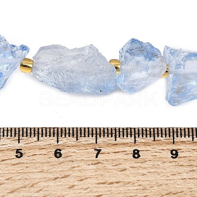 Raw Rough Natural Quartz Crystal Beads Strands G-Z131-J01-03-1