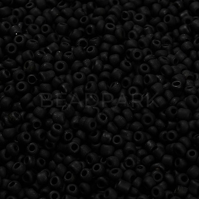 Frosted Opaque 12/0 Glass Seed Beads SEED-R029-2mm-A07-1