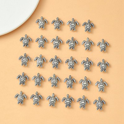 Tibetan Style Alloy Beads TIBEB-YW0001-24-1