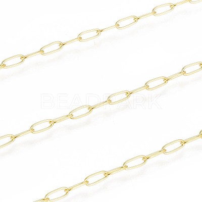 Ion Plating(IP) 304 Stainless Steel Paperclip Chains CHS-F010-01H-G-1
