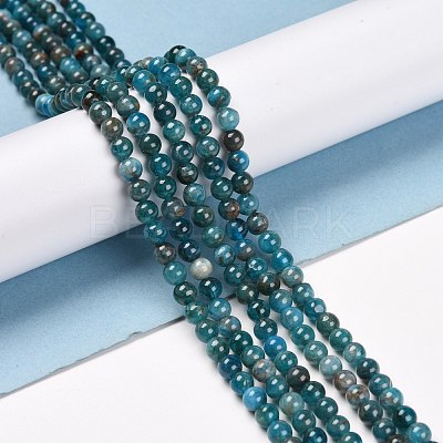 Natural Apatite Beads Strands G-D856-01-4mm-1