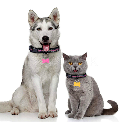 Pet Aluminium Pendants ALUM-CJ0001-08-1