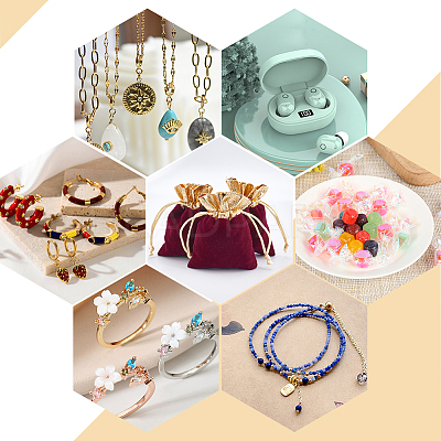 Rectangle Velvet Jewelry Pouches Bags TP-BBC0001-09A-02-1