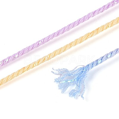 30M Segment Dyed Macrame Cotton Cord OCOR-T018-01L-1