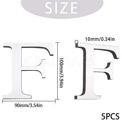 Acrylic Mirror Wall Stickers Decal DIY-CN0001-13A-F-1