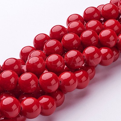 Natural Mashan Jade Round Beads Strands X-G-D263-12mm-XS31-1