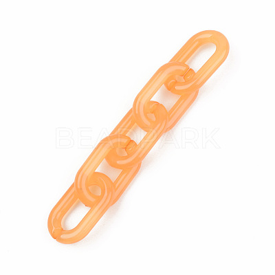 Imitation Jelly Acrylic Linking Rings OACR-T024-02-E01-1