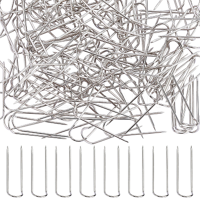 150Pcs U-Shape Steel Fork Pins for Quilting FIND-SC0011-13-1