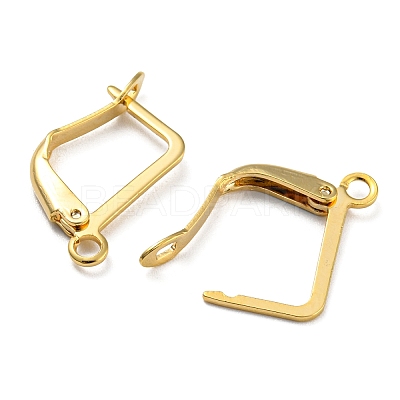 Rack Plating Brass Donut Bails KK-M257-23G-1