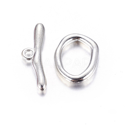 Alloy Toggle Clasps PALLOY-G014-S-1