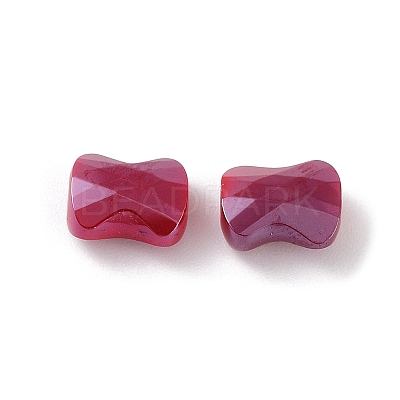 Electroplate Glass Beads GLAA-D016-16G-1