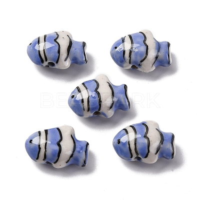 Handmade Porcelain Beads PORC-R002-01C-1
