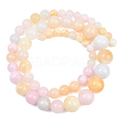 Natural Green Jade Graduated Beads Strands GG-CBA2AE1-A06-B-1