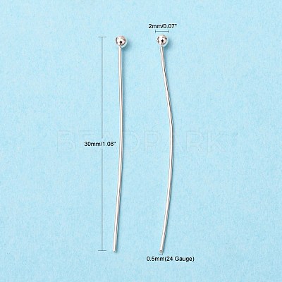Brass Ball Head Pins KK-R020-07S-1
