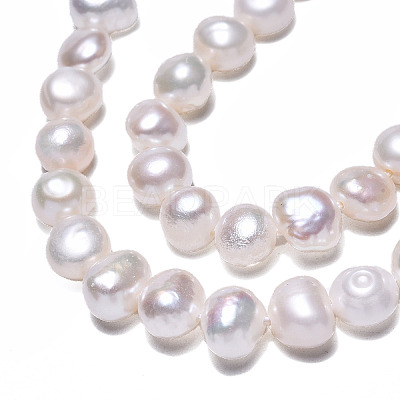 Natural Cultured Freshwater Pearl Beads Strands PEAR-N014-05H-1