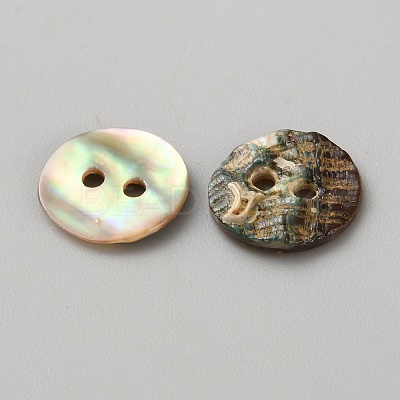 Natural Shell Buttons BUTT-WH0024-041C-1