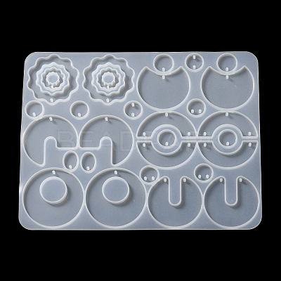 DIY Silicone Irregular Shape Pendant Molds DIY-M047-01D-1