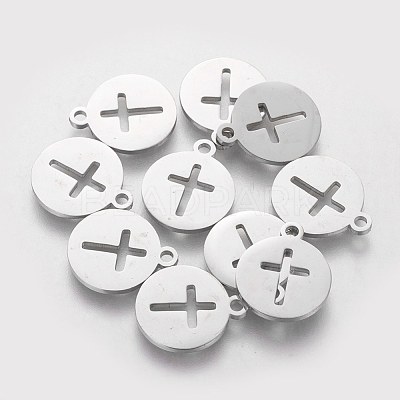 Non-Tarnish 304 Stainless Steel Charms X-STAS-Q201-T066-1