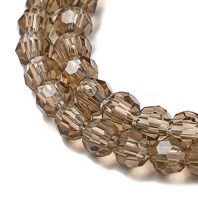 Transparent Glass Beads Strands EGLA-A035-T4mm-D16-1