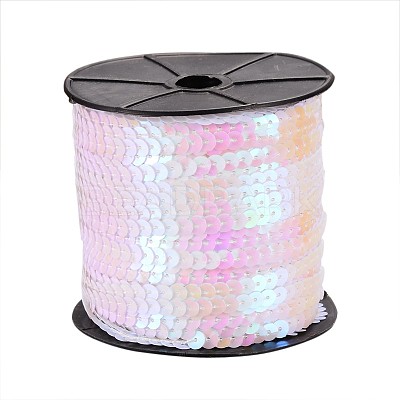 White With AB Color Paillette/Sequins Roll X-BS319Y-1