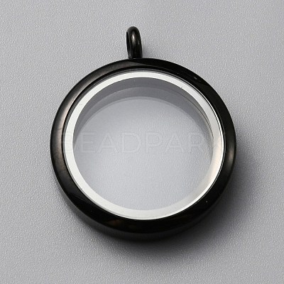 304 Stainless Steel Locket Pendants FIND-WH0032-58C-EB-1