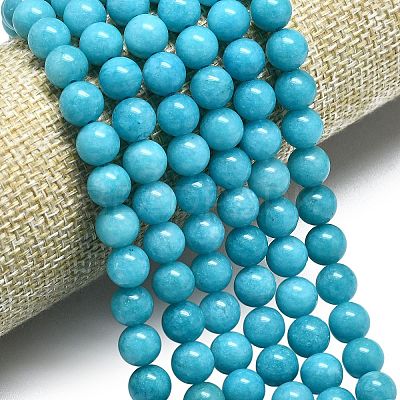 Natural Malaysia Jade Beads Strands G-L645-A01-8mm-24-1