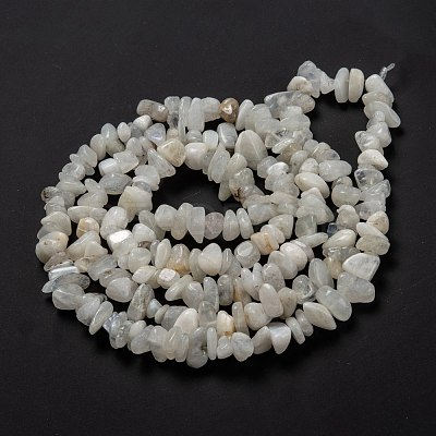 Natural Rainbow Moonstone Beads Strands X-G-A200-02-1