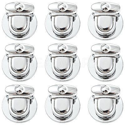 10Pcs Alloy Bag Tuck Lock Clasps FIND-YW0010-92P-1