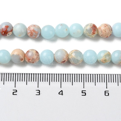 Synthetic Imperial Jasper Dyed Beads Strands X-G-D077-A01-01I-1