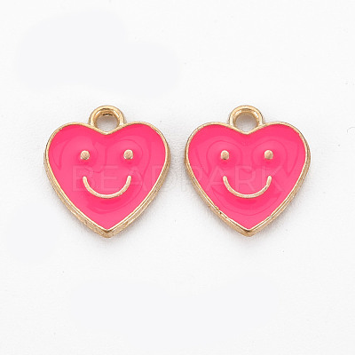 Alloy Enamel Charms X-ENAM-T016-12A-RS-1