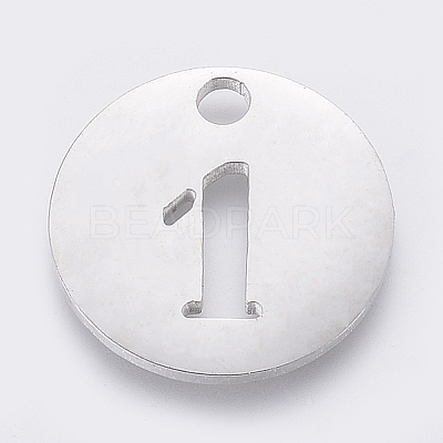 Non-Tarnish 304 Stainless Steel Pendants X-STAS-F233-01-P-1