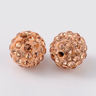 Pave Disco Ball Beads RB-H258-8MM-362-1