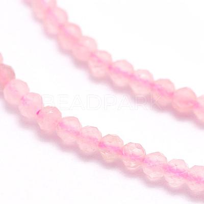 Natural Madagascar Rose Quartz Beads Strands G-F509-28-3mm-1