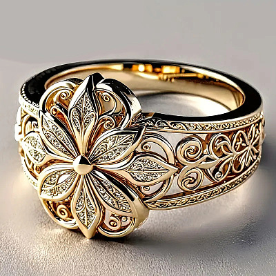 Brass Finger Rings FS-WG88F6B-04-1