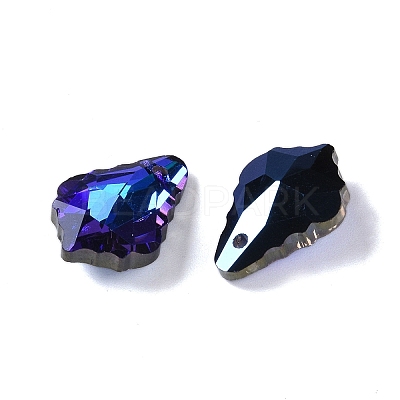 AB Color Plated Electroplate Glass Pendants EGLA-O003-06C-11-1