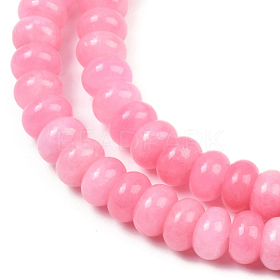 2 Strands Dyed Natural White Jade Beads Strands G-PA0001-23C-1