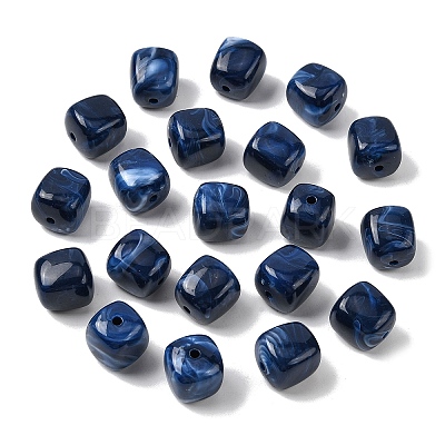 Opaque Acrylic Beads X-OACR-D320-01F-1