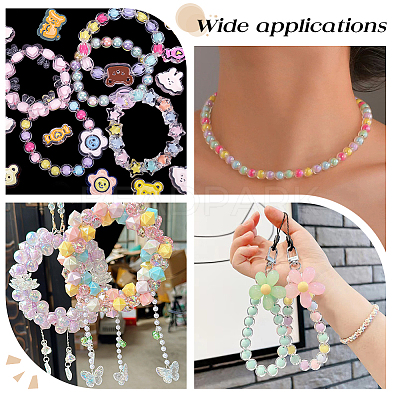 Transparent Acrylic Beads TACR-AR0001-24-1