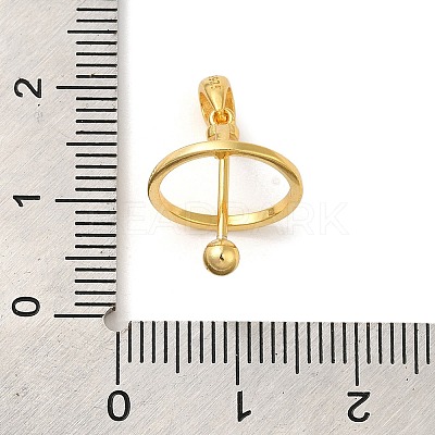 925 Sterling Silver Locket Style Planet Pinch Bails STER-NH0001-55C-G-1