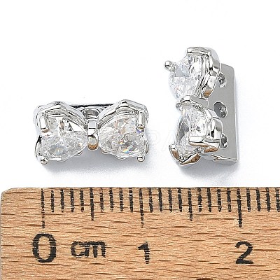 Brass Pave Cubic Zirconia Multi-Strand Links FIND-Z029-12H-1