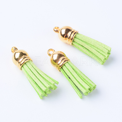 Faux Suede Tassel Pendant Decorations X-FIND-T002-B-1