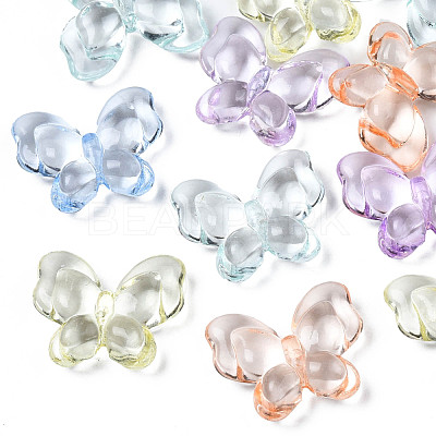 Transparent Acrylic Beads TACR-S134-025-1