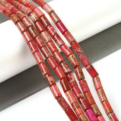 Natural Imperial Jasper Beads Strands G-Q169-A02-01B-1