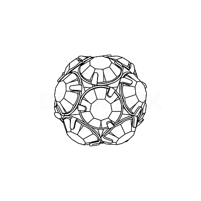 Preciosa® MAXIMA Crystal Stones in Settings Y-PRC-MB8-00030-P-1