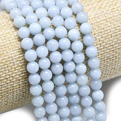 Natural Malaysia Jade Beads Strands G-L645-A01-4mm-16-1