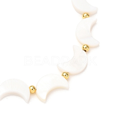 Shell Pearl Beaded Bracelets for Women BJEW-JB12425-1