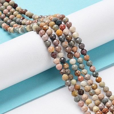 Natural Agate Beads Strands G-G991-A03-A-01-1